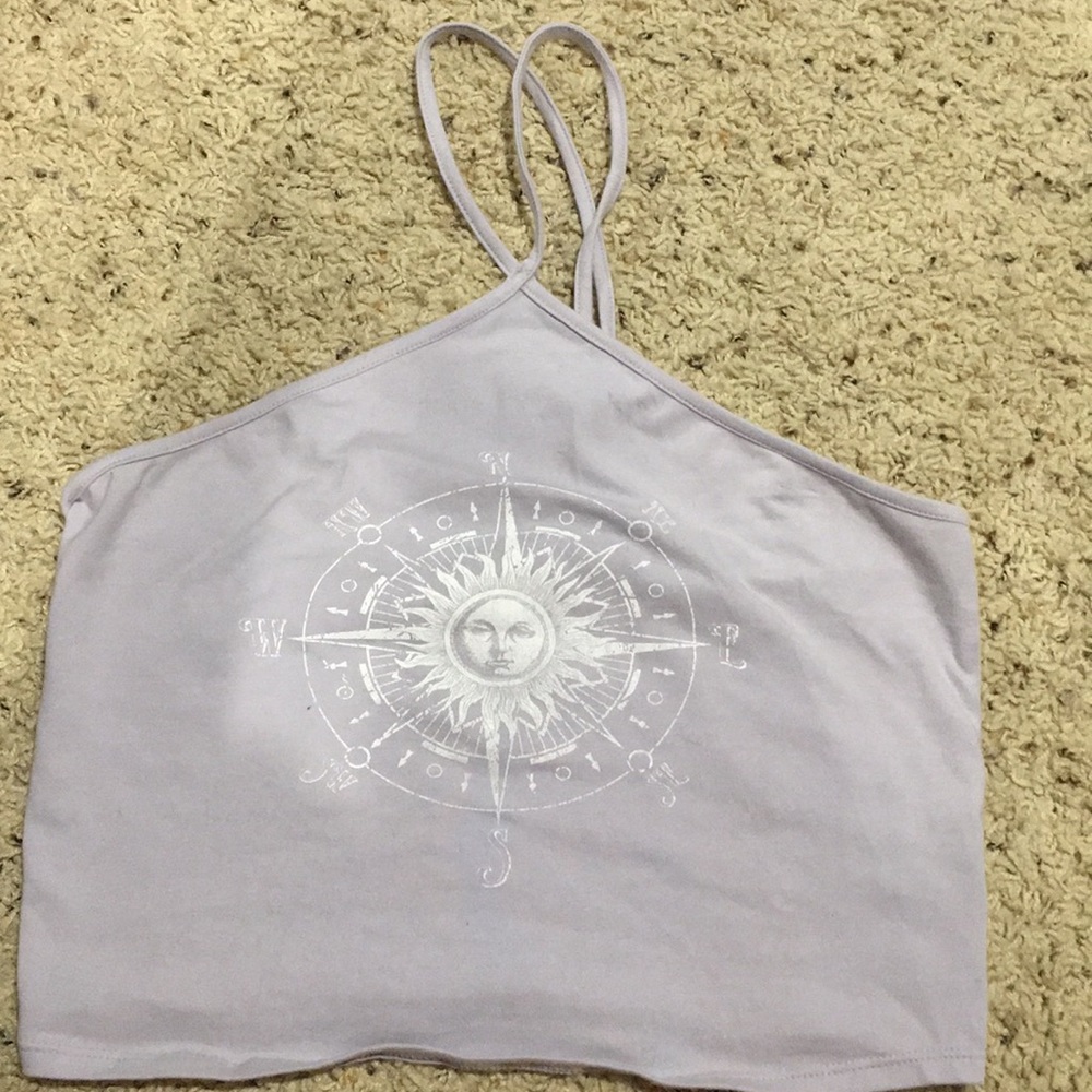 Lavender crop top